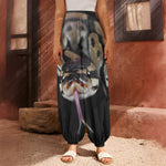Python Snake Print Harem Pants