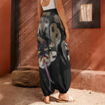 Python Snake Print Harem Pants