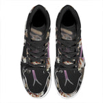 Python Snake Print High Top Leather Sneakers