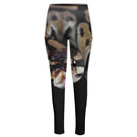 Python Snake Print High-Waisted Pocket Leggings