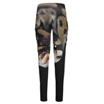 Python Snake Print High-Waisted Pocket Leggings