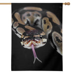 Python Snake Print House Flag