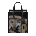 Python Snake Print Insulated Lunch Tote