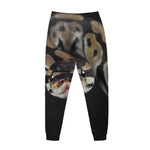 Python Snake Print Jogger Pants