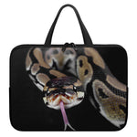 Python Snake Print Laptop Sleeve With Handle