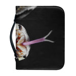 Python Snake Print Leather Bible Cover