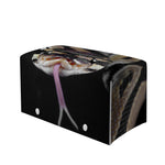 Python Snake Print Leather Tissue Box Cover