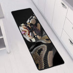 Python Snake Print Long Kitchen Mat