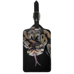 Python Snake Print Luggage Tag