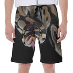Python Snake Print Men's Beach Shorts
