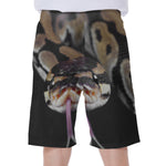 Python Snake Print Men's Beach Shorts