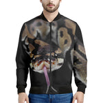 Python Snake Print Men's Bomber Jacket