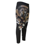 Python Snake Print Men's Compression Pants