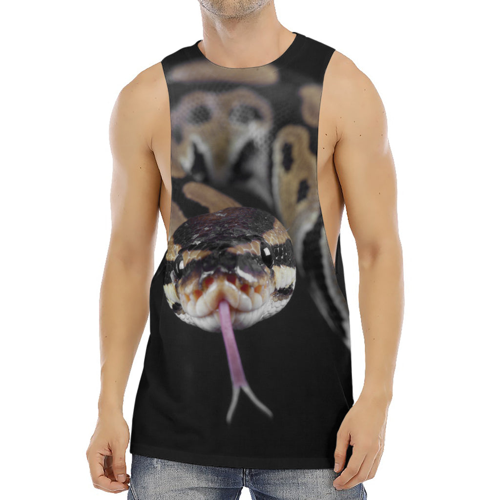 Python Snake Print Men's Muscle Tank Top