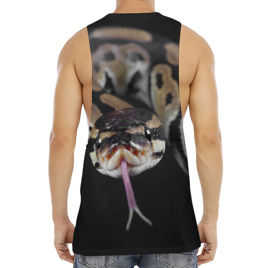 Python Snake Print Men's Muscle Tank Top