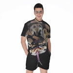Python Snake Print Men's Rompers