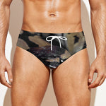 Python Snake Print Men's Swim Briefs