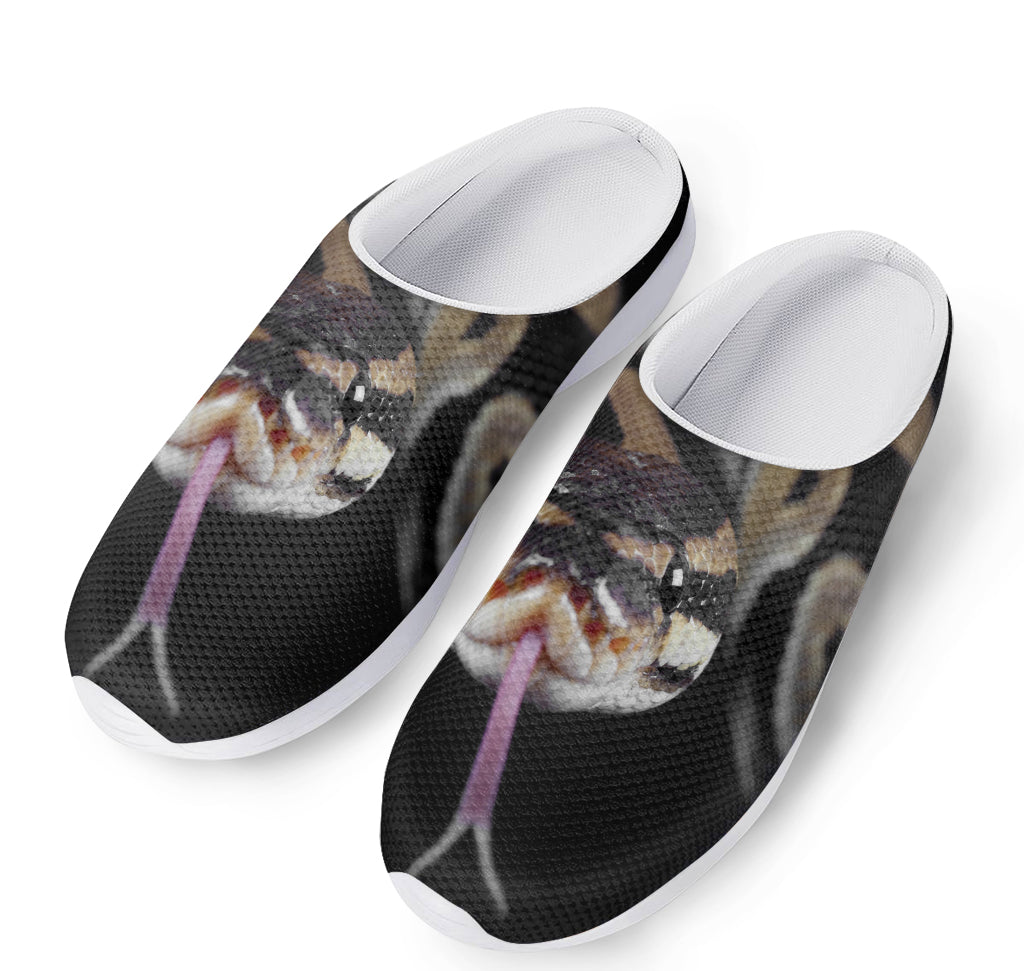 Python Snake Print Mesh Casual Shoes