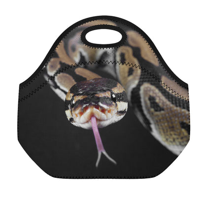 Python Snake Print Neoprene Lunch Bag