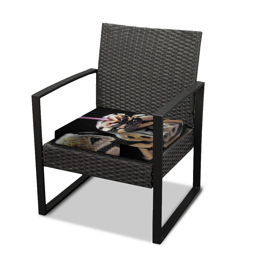 Python Snake Print Outdoor Seat Cushion Cover