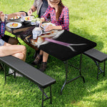 Python Snake Print Picnic Table Cover