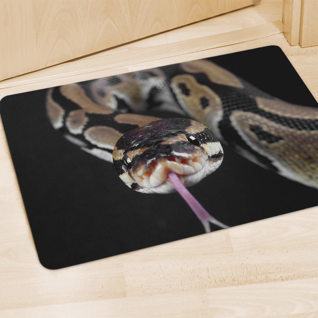 Python Snake Print Polyester Doormat