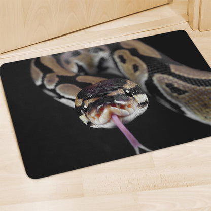 Python Snake Print Polyester Doormat