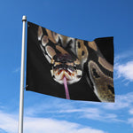 Python Snake Print Polyester Flag
