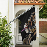 Python Snake Print Polyester Flag