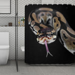 Python Snake Print Polyester Shower Curtain
