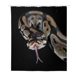 Python Snake Print Polyester Shower Curtain