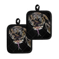 Python Snake Print Pot Holders