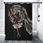 Python Snake Print Premium Shower Curtain