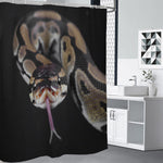 Python Snake Print Premium Shower Curtain