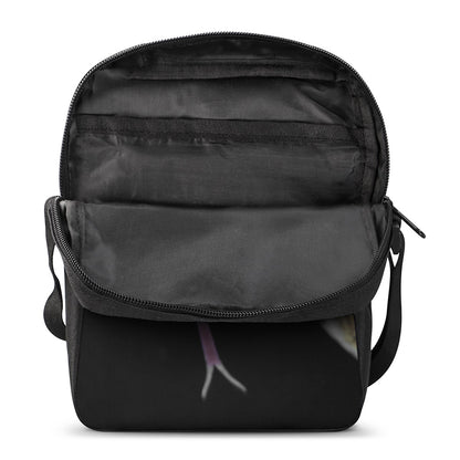 Python Snake Print Rectangular Crossbody Bag