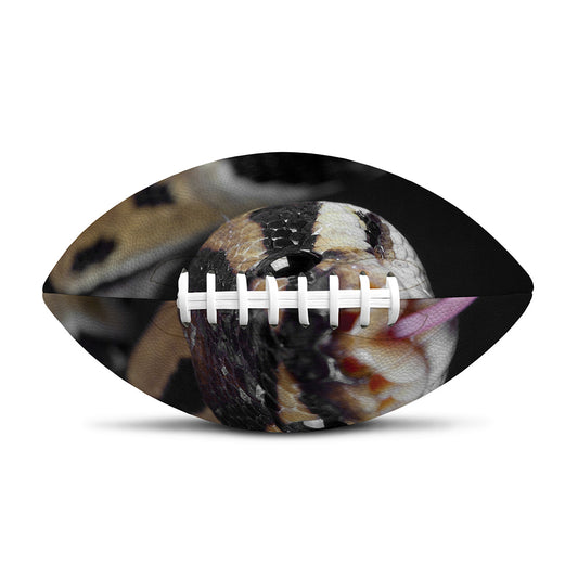 Python Snake Print Rugby Ball