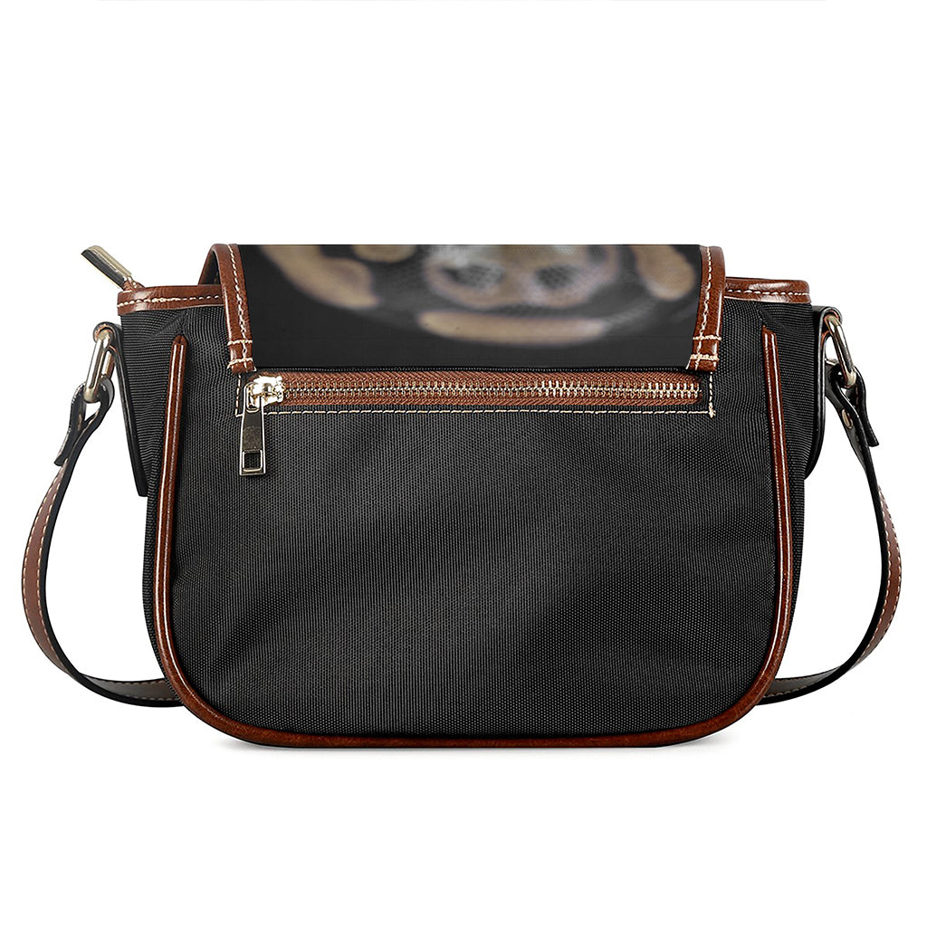 Python Snake Print Saddle Bag