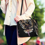 Python Snake Print Shoulder Strap Bible Bag