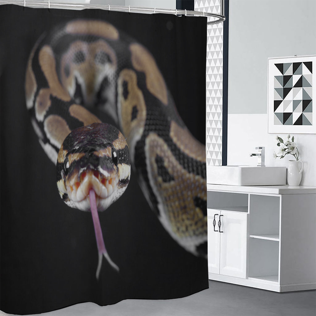 Python Snake Print Shower Curtain