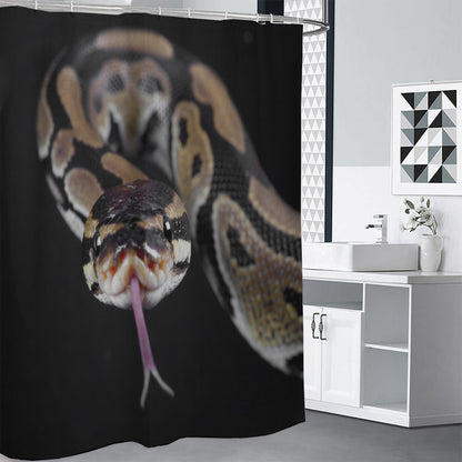 Python Snake Print Shower Curtain