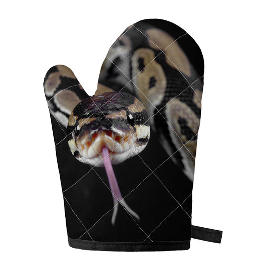 Python Snake Print Single Oven Mitt