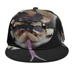 Python Snake Print Snapback Cap