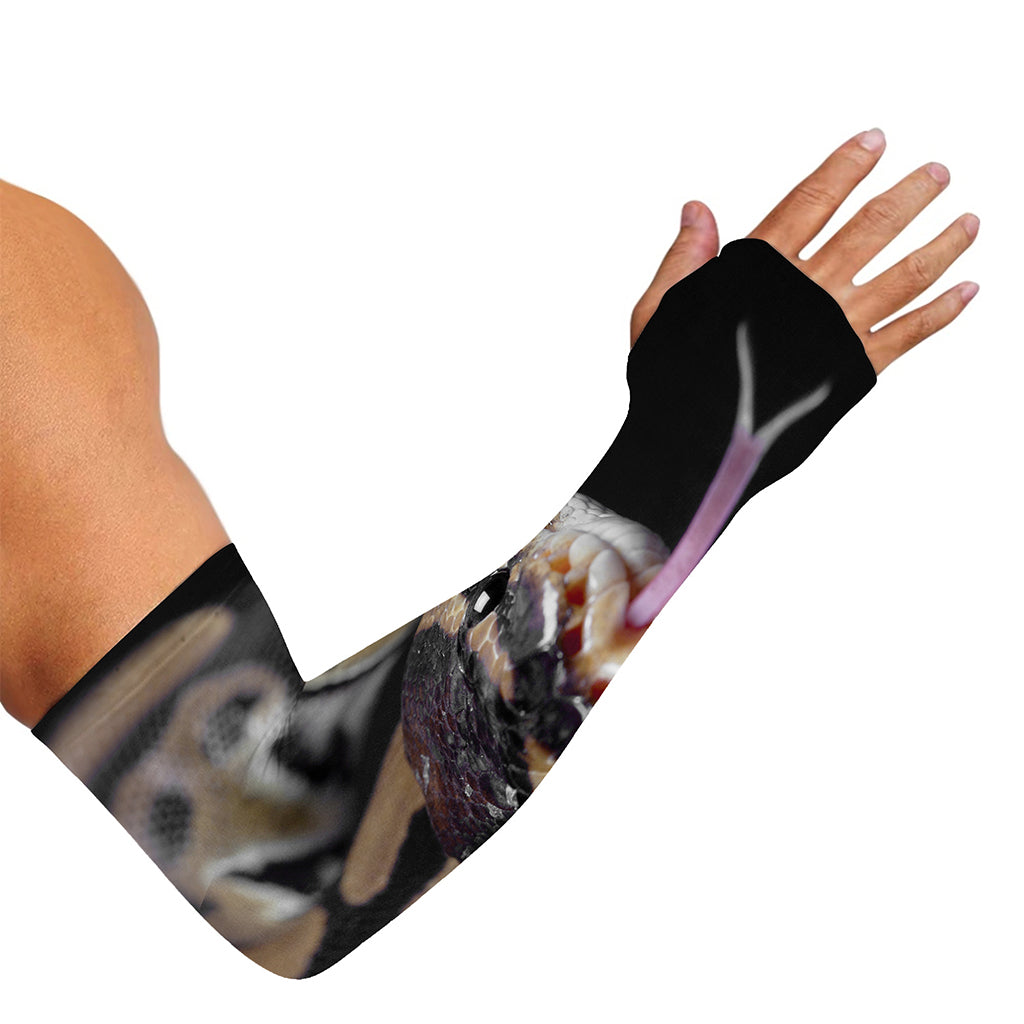 Python Snake Print Sun Protection Arm Sleeves