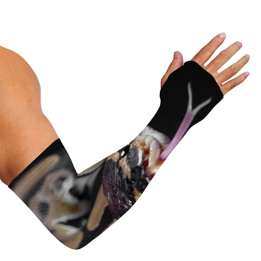Python Snake Print Sun Protection Arm Sleeves