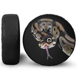 Python Snake Print Tire Cover With Camera Hole