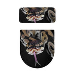Python Snake Print Toilet Lid And Tank Cover Set