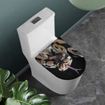 Python Snake Print Toilet Lid Cover