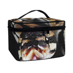 Python Snake Print Travel Makeup Bag