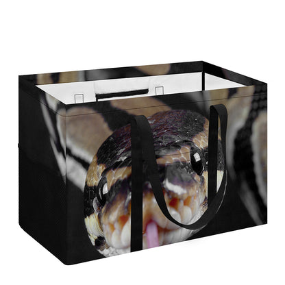 Python Snake Print Utility Tote Bag