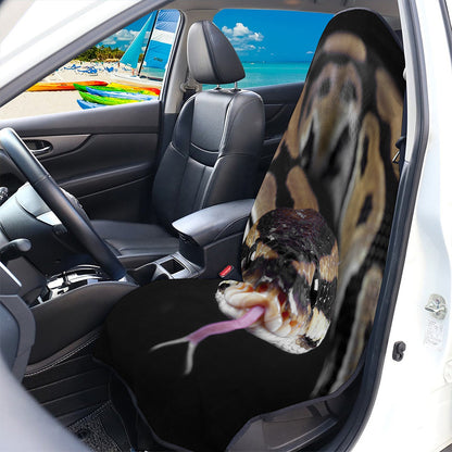 Python Snake Print Waterproof Car Seat Cover